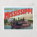 Search for mississippi postcards Steamboat