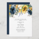 Search for navy and yellow wedding invitations Floral