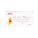 Search for umbrella return address labels Pink