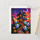 Search for spooky haunted house postcards Ghostly