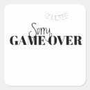 Search for game over wedding stickers Funny