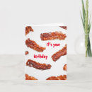 Recherche de viande vœux cartes Amoureux du bacon