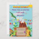 Search for volcano birthday invitations Boy