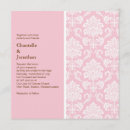 Recherche de rose de damassé mariage invitations Monogramme