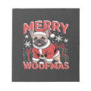 Search for santa claus notepads Puppy