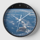 Recherche de planète bleue horloges Vue aérienne