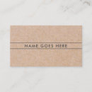Search for kraft business cards Modern