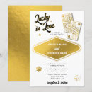 Search for lucky in love wedding invitations Vegas