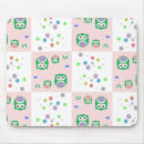 Search for colourful owl pattern mousepads Cartoon