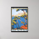 Search for vintage travel canvas prints France