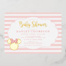 Search for minnie mouse baby shower invitations Stripes