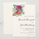 Search for orange rose wedding invitations Botanical