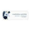 Search for winter flowers return address labels Watercolor floral