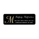 Search for chic stylish typography return address labels For her
