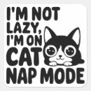 Search for lazy cat stickers Kitten