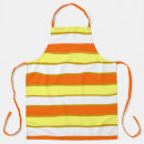 Search for orange stripes aprons Yellow