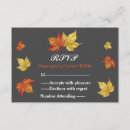 Search for maple rsvp cards Leaf