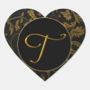Search for monogram letter t stickers Gold