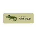 Search for crocodile return address labels Reptiles