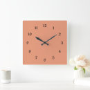 Recherche de rose de corail horloges Aquarelle