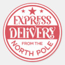 Search for express delivery stickers Xmas