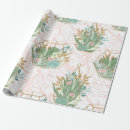 Search for pink cactus wrapping paper Succulents
