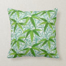 Recherche de bambou vert coussins Vert et blanc