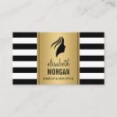 Search for woman silhouette business cards Hair