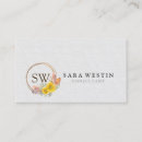 Recherche de style de bohème cartes visite Floral