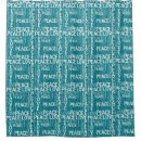 Search for teal shower curtains Typography
