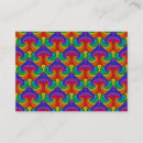 Recherche de motif psychédélique cartes visite Hippie
