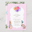 Recherche de rabbit baby girl shower invitations Rose