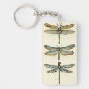 Search for dragonfly rectangular keychains Cream