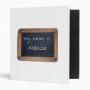 Search for add your own name binders For kids