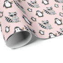 Search for racoon wrapping paper Cute