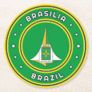 Recherche de le brésil dessous de verres Ville