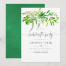 Search for greenery bachelorette party invitations Watercolor