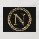 Search for m letter postcards Gold