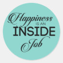 Recherche de paix amour et bonheur autocollants Santé