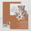 Search for leopard 60th birthday invitations Modern