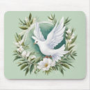 Search for white doves mousepads Christian