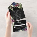 Search for moody floral wedding invitations All in one
