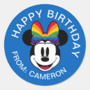 Search for minnie bow stickers Happy birthday