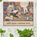 Search for literature tea towels Vintage