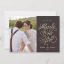 Recherche de holiday wedding announcement cards Vacances
