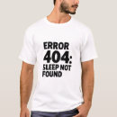 Search for error tshirts Sleep