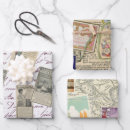 Search for advertising wrapping paper Decoupage