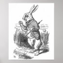Search for white rabbit alice in wonderland posters Bunny