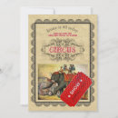Search for vintage circus party invitations Fairground
