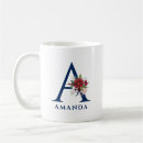 Search for royal blue monogram mugs Floral